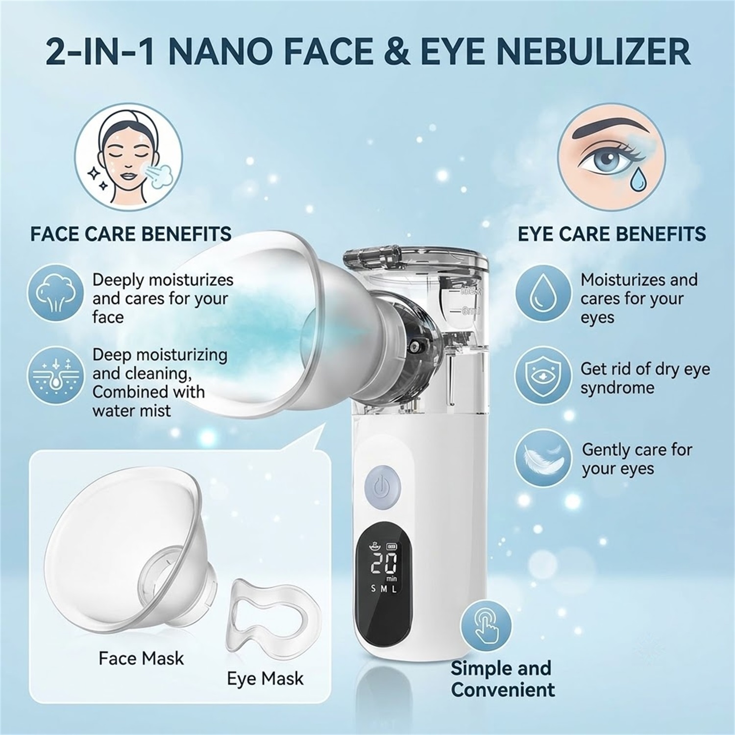 Mini Vaporizzatore Facciale Po - Facial Steamer Nano recensione e prezzo