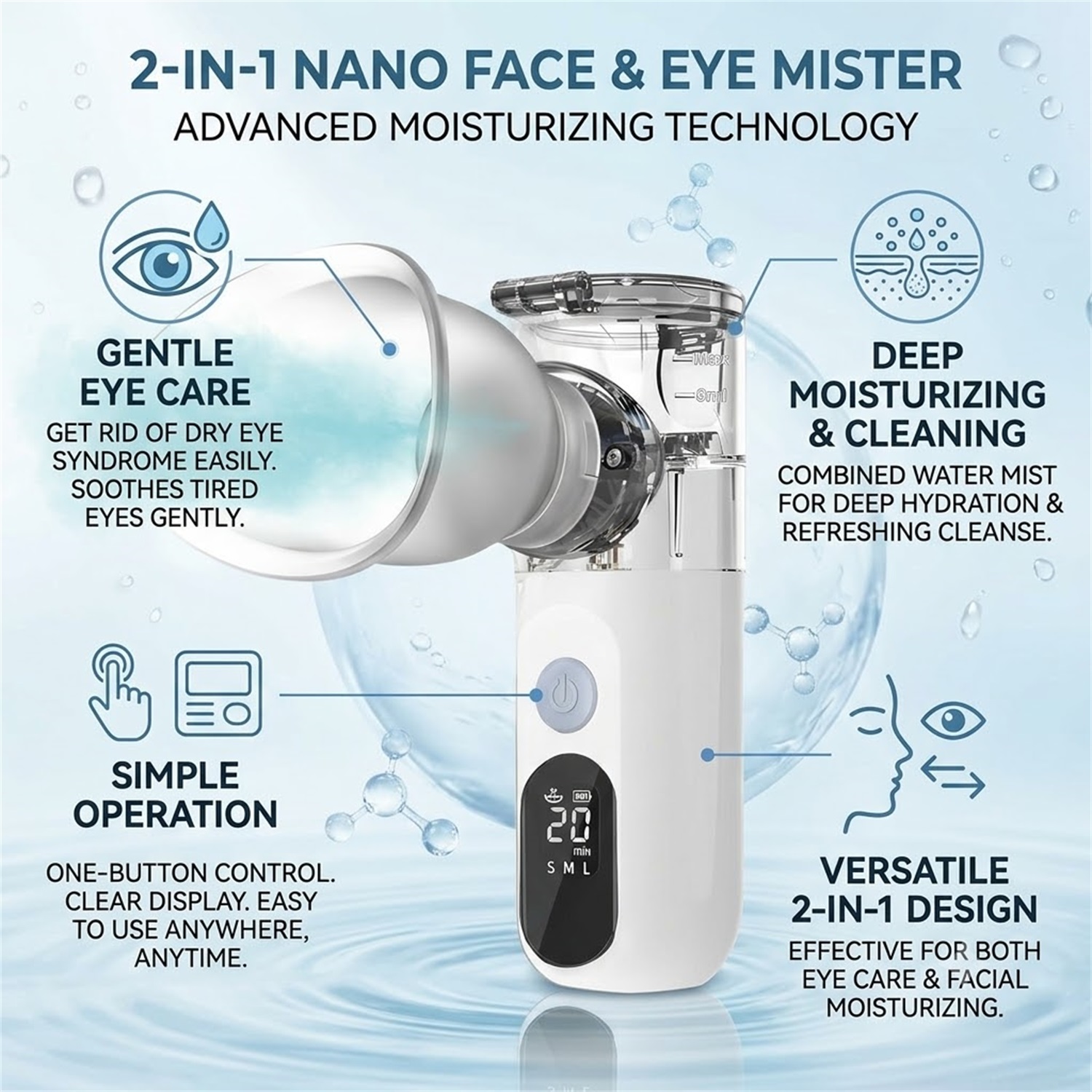 Mini Vaporizzatore Facciale Po - Facial Steamer Nano recensione e prezzo