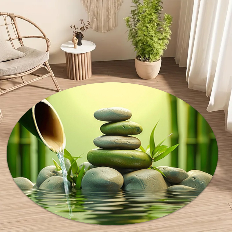 Tappeto Rotondo Zen in Bambù e - Wellness Spa With Hotel recensione e prezzo