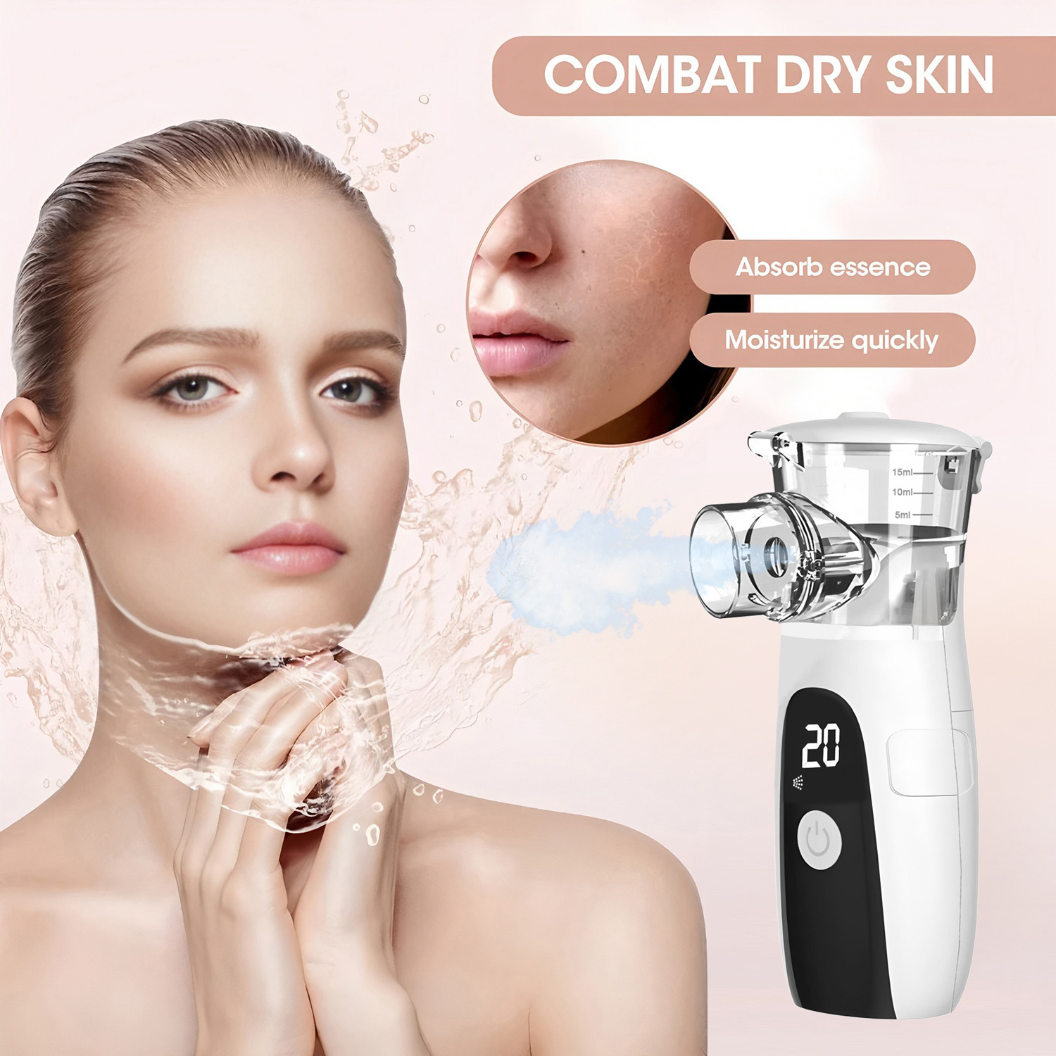 Mini spray idratante portatile - Facial Steamer Nano recensione e prezzo